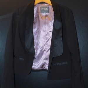 Black Charlotte Russe blazer USED